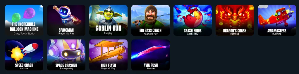 casinok casino crash games