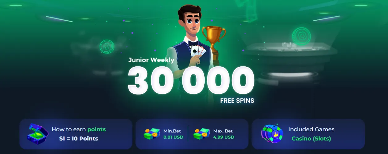 casinok casino junior weekly