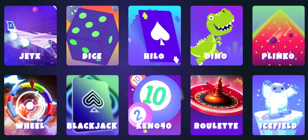 casinok casino mini games